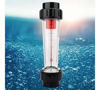 Fdit Medidor de Río Líquido Medidores de Flujo de Agua de Alta Precisión para Varios Líquidos, Medidores de Flujo de Tubos de Plástico para Lectura Clara, Material de Plástico ABS