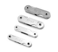 Fdit Medidor de Viga de Acero de Acero de Inoxidable Duradero con Marcas Transparentes, 4 Piezas R0.3-25 Medición para Conductores, Herramientas y Esos Fabricantes