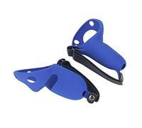 Fdit Meta Pro Touch Controller Grip Cover, Funda Protectora de Silicona VR Controller Grip con Correas para Nudillos, 2 Piezas (BLUE)