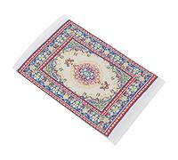 Fdit Mini Alfombra para Casa de Muñecas 1:12, Diseño único y Elegante, Apariencia de Simulación, Gran Decoración para Casa de Muñecas