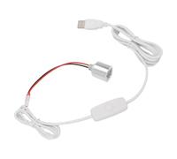 Fdit Mini Foco LED 1W 4000K Luz USB Regulable para Vitrina, Gabinete de Joyería, Dormitorio de Oficina