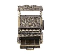 Fdit Mini Modelo de Caja Registradora de Escena de Vida de Simulación para Casa de Muñecas, Gran Regalo para Niños Que Aman Las Muñecas, Materiales Seguros y No Tóxicos