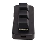 Fdit Mini Teclado Adaptado de 3 Botones para el Teclado Makro de Programación, útil para la Instalación y Programación, Material ABS para el OS X