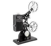 Fdit Modelo de proyector de película de película de Resina Vintage Figura de Apoyo de Figura Modelo de Escultura de colección Adorno Foto Prop para decoración del hogar Regalo de cumpleaños