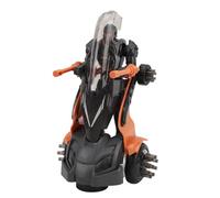 Fdit Modelo de Robot de Coche, Robot de Coche de Juguete Transformador Multifuncional con Música y Efectos de Luz, Modelo de Juguete de Vehículo Eléctrico para (Orange)