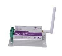 Fdit Módulo de Apertura de Puerta GSM Interruptor Remoto GSM Control de Aplicación 4G de 2 Canales Banda Cuádruple 900 1800 Mhz con Carcasa de Aluminio para Automatización de Fábrica