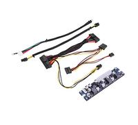 Fdit Módulo de Fuente de alimentación DC-ATX, módulo de alimentación DC-DC con Interfaz: CPU 4Pin, SATA Power, IDE 4Pin, ATX 24Pin, DC 5525, 16V-24V a 19V Switch PSU para Mini ITX