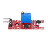 Fdit Módulo de Sensor de Sonido KY-038, Amplificador de Micrófono Ultra Pequeña con Alta Sensibilidad, 5 Piezas, para Dispositivos Pequeños, 3-5 V, Salida Analógica