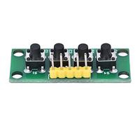 Fdit Módulo de Teclado de 4 Botones para Experimentos Electrónicos, Robusto