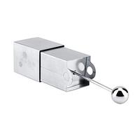 Fdit Molde de Prensa de Tofu de Acero Inoxidable, Trituradora de Tofu, Cortador de para Crisantemo, Forma Filiforme con 2 Asas Laterales, Herramienta de Cocina de Fácil Liberación