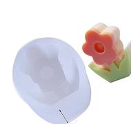 Fdit Molde de Silicona con Forma de Flor Hecho a Mano, Flexible y Reutilizable, Hermosa Mano de Obra para Amantes del Bricolaje y Colegas, Regalo Color: como Se Muestran las Imágenes (58x69x32mm)