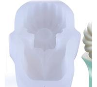 Fdit Molde de Silicona con Forma de Flor Hecho a Mano, Flexible y Reutilizable, Hermosa Mano de Obra para Amantes del Bricolaje y Colegas, Regalo Color: como Se Muestran las Imágenes (73x110x38mm)