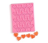 Fdit Molde de Silicona de Grado Alimenticio de 4,72 X 3,74 Pulgadas, Flexible, para Hornear, Fondant, Helado, Chocolate, Pastel, No Tóxico, Inodoro, Apto para microondas.