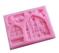 Fdit Molde de Silicona para Decoración de Pasteles de Navidad, Moldes para Fondant, Moldes para Dulces con Silicona Flexible Reutilizable de Grado Alimenticio para Caramelos Duros,