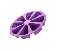 Fdit Molde de Silicona para Pasteles de 8 Cavidades, Paquete de 2, Bandeja para Hornear Antiadherente para Pan, Muffins, Pizza, Pudín, Horno, Seguro y Flexible (PURPLE)