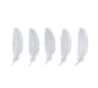 Fdit Molde para Marcapáginas, 5 Moldes de Silicona para Manualidades con Superficie Brillante para Arte de Resina, Regalos Personalizados, Navidad, Cumpleaños, San Valentín, Día de