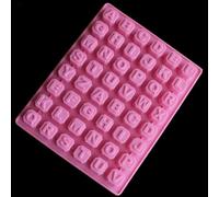 Fdit Molde para Pastel de Fondant con Letras Inglesas, Silicona de Grado Alimenticio, No Tóxico, Inodoro con Resistencia a Temperaturas de -40 ° C a 230 ° C, para Decoración de