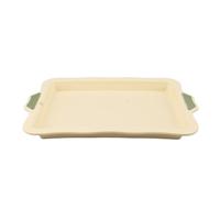 Fdit Molde para Pasteles Rectangular de Silicona, Diseño de Fondo Plano Antiadherente Fácil de Desmoldar para Hornear Uniformemente, con Silicona de Grado Europeo para Hornear Pas (talla pequeña)