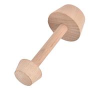 Fdit Molde para Tarta de Huevo, Herramienta de Prensa de Pastelería de Madera Compuesta de Doble Cara para Mini Cupcakes, Muffins, Tarta de Queso, Utensilio de Cocina para Hornear de