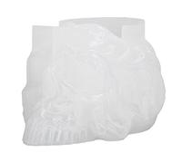 Fdit Moldes de Resina Epoxi, Molde de Silicona con Forma de Calavera, Reutilizable, Grueso y Fuerte, Caja de Almacenamiento para Portavelas con Diseño Exquisito para Portalápices,