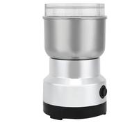 Fdit Molinillo de café Eléctrico Molinillo de Granos de café de Especias Eléctrico con Cubierta Transparente Hoja de Acero Inoxidable 304 para Granos, Frijoles, Especias (Enchufe europeo 220V)