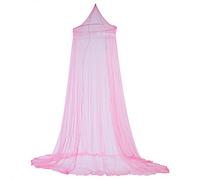 Fdit - Mosquitera elegante para cama de niña, diseño de princesa, color rosa