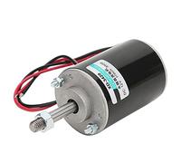 Fdit Motor de CC de Imán Permanente 12 V 24 V 30 W de Alta Velocidad 7000 RPM, Motor Eléctrico de Rotación CW CCW para Proyectos de Generadores de Bricolaje, Equipo de Molienda de (12V3000rpm)