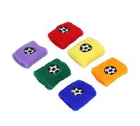 Fdit Muñequeras para Niños Transpirables 6 Piezas Muñequeras de Estilo Deportivo para Correr Ciclismo Rosa