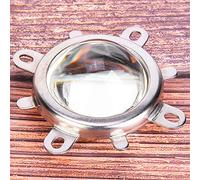 Fdit Objective Reflectorcher Objective LED SENDANZ Alto 44 mm Cristal Óptico 50 mm Soporte Sólido para Luz LED 20W-00 W, Adecuado para la Luz de Rampa a, Coche (Ángulo luminoso 60)