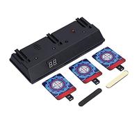 Fdit Objetivo de Puntuación Eléctrica, Juguete LED con Sonido de Flash de Reinicio Automático con 3 Paneles de Reinicio Automático para Juegos Familiares Regalos de Cumpleaños