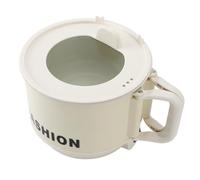 Fdit Olla Caliente Eléctrica 450W 1.8L Mini Olla Eléctrica De Fideos De Fideos Rápida De Portátil con Plegable Antiadherente para El Hogar, (Enchufe europeo 220V)
