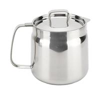 Fdit Olla de Filtro de Aceite Eficiente de Acero Inoxidable con Gran Capacidad para Cocina, Camping, Olla de Filtro de Aceite de Acero Inoxidable 304, Tanque de Red para Freír, para Cocinas