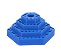 Fdit Organizador de Brocas, Soporte de Almacenamiento en Capas con 103 Orificios para Proyectos de Bricolaje, Diseñado para Ingenieros y Carpinteros, Hecho de PLA Duradero