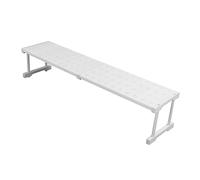 Fdit Organizador de Estante de Armario, Estante de Tensión Ajustable para Ahorro de Espacio, Armarios de Diseño Multifuncional, Fregaderos (Longitud 87-108 cm / 34,3-42,5 Pulgadas)