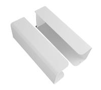 Fdit Organizador de Pañuelos Magnético, Hermoso Dispensador Multifuncional Montado en la Pared para Refrigerador, Cocina, Acero Al Carbono, Tamaño 240 X 85 X 60 Mm (WHITE)