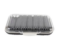 Fdit Organizador Semanal Portátil para Tabletas con Cierre Seguro, Caja de Medicamentos de 7 Días para Vitaminas, Suplementos de Aceite de Pescado, Plástico de Calidad Alimentaria, Soporte para (21