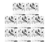 Fdit Panel de Fondo de Lentejuelas, 8 Piezas de Fondo con Purpurina con Alto Brillo para Decoración de Paredes, de Fiesta Reutilizable de 30x30 Cm para Escenario de Cumpleaños (Silver)