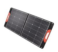 Fdit Panel Solar Portátil 100W, Cargador Solar Plegable Monocristalino para
