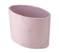 Fdit Pantalla de Lámpara Ovalada de Tela para Lámparas de Mesa y de Pie, E27 E14, Ajuste Universal, Moderna Cubierta de Luz en Tela de Pelusa, Difusión de Luz Suave para Dormitorio, (PURPLE)