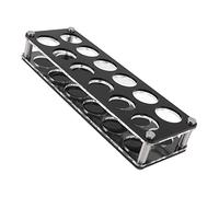 Fdit Pantalla Decorativa de la Botella de Vino Acrílico, Soporte Estable y Seguro para la Organización del Bar del Hogar (Portavasos Combinado de 12 Cabezales 2X6)