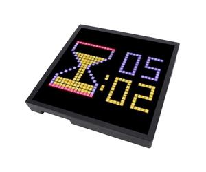 Fdit Pantalla LED Moderna Personalizada de 32x32 con Marco Digital de Nube de Píxeles para Espacios Sociales