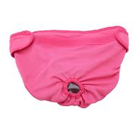 Fdit Pantalón Fisiológico para Perros, Tela de Poliéster Suave, Ropa Interior para Perros, Pañal Sanitario para Mascotas con Banda Elástica y Cierre de Aro con Gancho para (M #03)