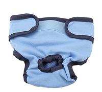 Fdit Pantalón Fisiológico para Perros, Tela de Poliéster Suave, Ropa Interior para Perros, Pañal Sanitario para Mascotas con Banda Elástica y Cierre de Aro con Gancho para (XL #15)