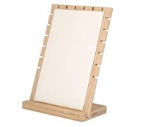 Fdit Pastelera de Joyería Duradera con Superficie Lisa, Práctico Soporte de Cadena de Cuello para la Tienda de Exhibiciones, Material Respetuoso con el Medio Ambiente (White)