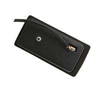 Fdit Pastilla de Ecualizador Digital de 5 Bandas para Guitarra Acústica Eléctrica, Sintonizador LCD Retroiluminado para Uso en el Escenario, Afinación Precisa para Guitarristas, Plástico Negro 1 Pieza