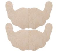 Fdit Pastillas para el Pecho, Protección Invisible, Sujetador de Encaje, Almohadillas Invisibles para Sujetador, Pegatinas para el Pecho, Tipo U, 1 par, Costura de Ropa Interior (B)