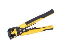 Fdit Pelacables Automático, Autoajustable para Cables de Aluminio de Cobre de 0,5 a 2,6 Mm con Ajuste de Rueda de Pulgar, para Pelar Cables, Cortar y Engarzar en Uso Doméstico en