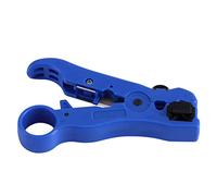 Fdit Pelacables, Herramienta Pelacables Multifunción con Hoja Ajustable para Cables Telefónicos Coaxiales y Planos UTP STP RG59 RG6 RG7 RG11