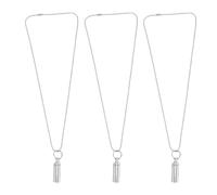 Fdit Pequeño Soporte Portátil para Cápsulas de Acero Inoxidable, Estuche Hermético Impermeable para Viajes Al Aire Libre, Botella Compacta de Cápsulas de Emergencia, Llavero y Cadena, Diseño