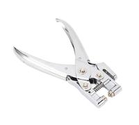 Fdit Perforadora de Metal de un Orificio, Perforadora de Papel Resistente con Orificio de 5 Mm de Diámetro, Agarre Antideslizante para 30 Hojas A4, Herramienta de Preparación de